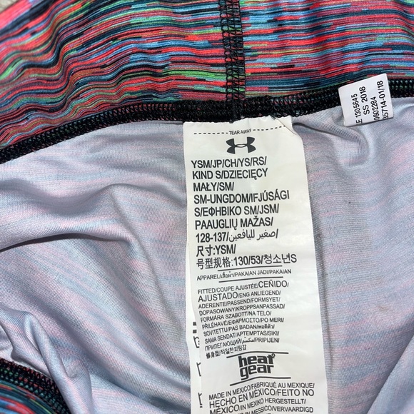 Under Armour Girls Capri Leggings Size S - Picture 2 of 2